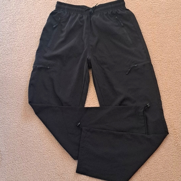 XSMALL HALARA DRAWSTRING MULTIPLE ZIP POCKETS HIKING JOGGERS - Picture 4 of 8